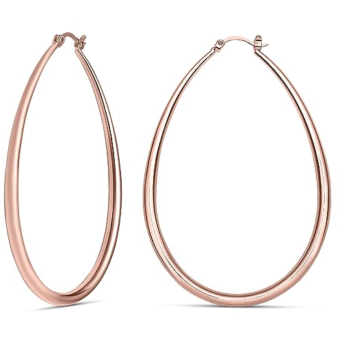 Rose Gold Plated / 2.8 in - X-LARGE