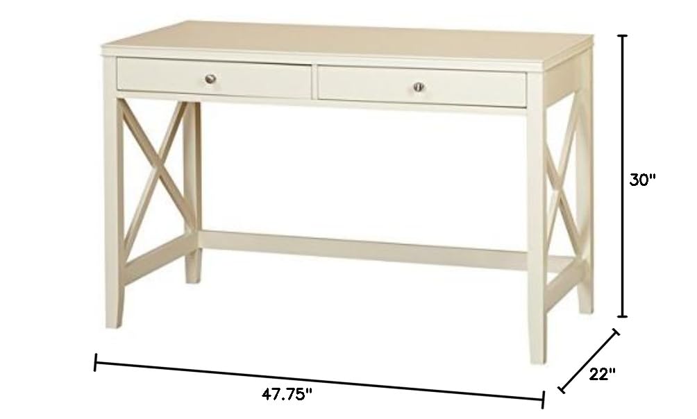 Simple Anderson X Desk - Compact Home Office Workspace