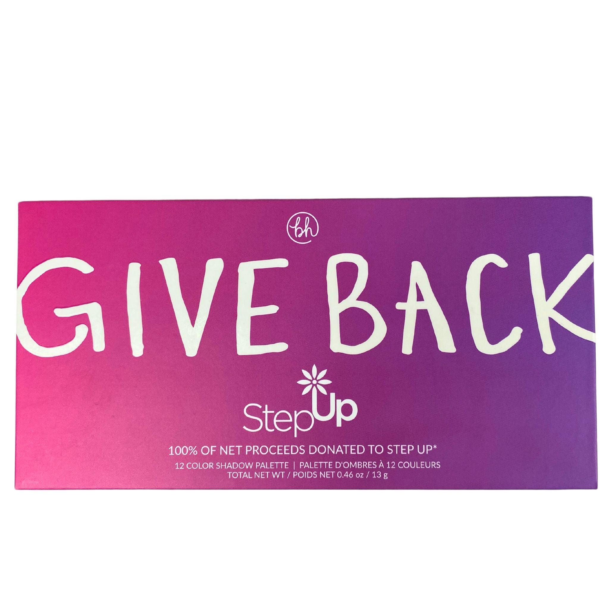 BH Cosmetics Give Back Step Up 12-Color Eyeshadow Palette - 25 Piece Lot | Vegan & Cruelty-Free Makeup Set for Professional & Everyday Looks | Perfect for Parties, Weddings & Special Occasions