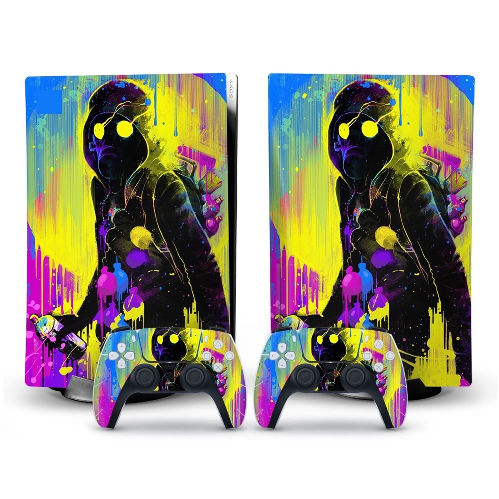 PS5 Anime Skin Cover for Disc Edition - Anti-Scratch Vinyl Wrap for Console & Controller - Gaming Setup Upgrade