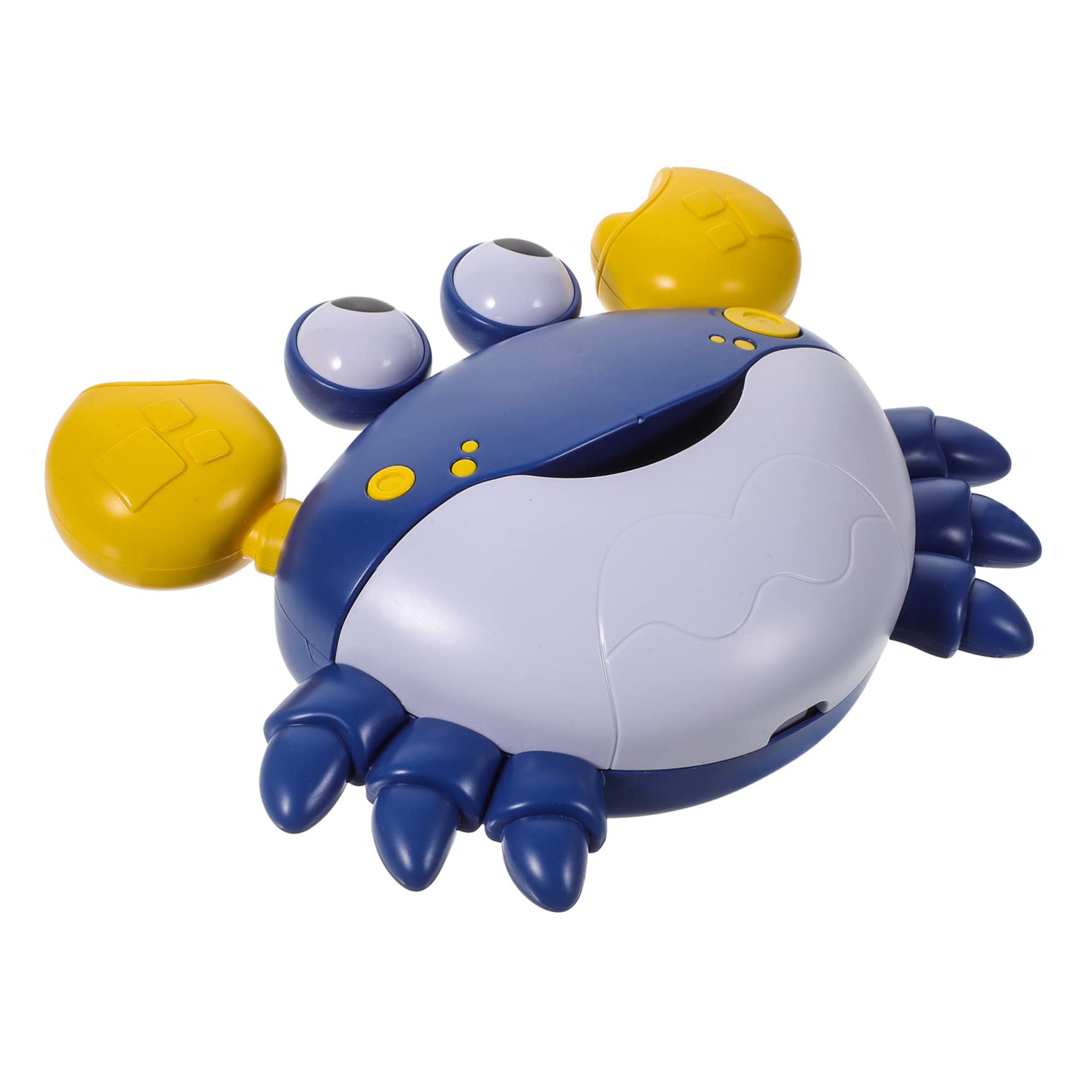FAVOMOTO 3-Piece Crab Bubble Machine Bath Blower Toy Set - Fun Bathtub Bubble Maker for Kids - Durable Plastic Bath Toys for Toddlers & Children - Perfect for Bathtime Play, Pool Parties & Sensory Play