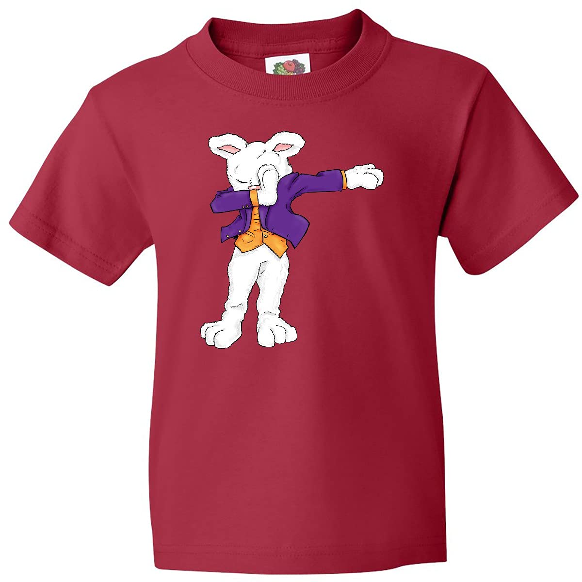 Easter Bunny Dab Youth T-Shirt - Fun Cute Rabbit Design for Kids & Teens - Perfect for Easter Celebrations, School Events & Holiday Parties