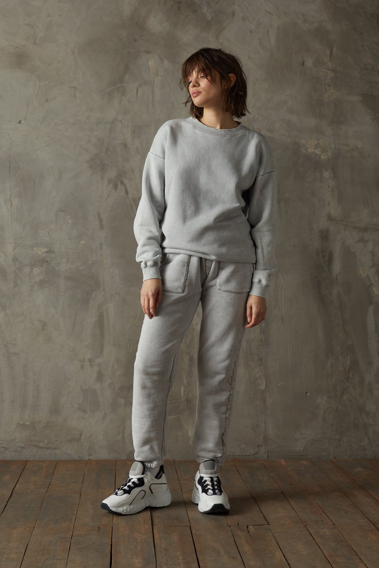 530 Washed Stone Grey Sweatshirt for Men & Women | Premium Cotton Pullover Hoodie | Casual Streetwear, Loungewear & Outdoor Activities