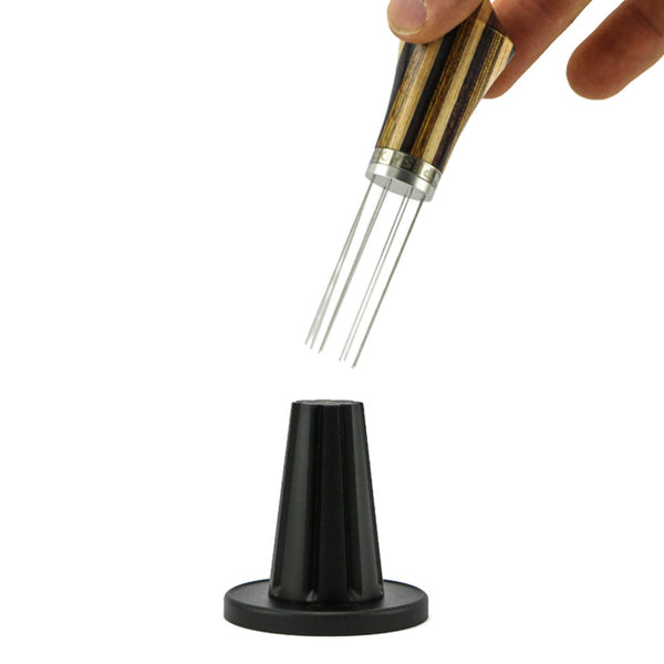 Heavy Duty Clump Crusher Stand for Makeup Brushes - Perfect for Salon, Home & Travel Use