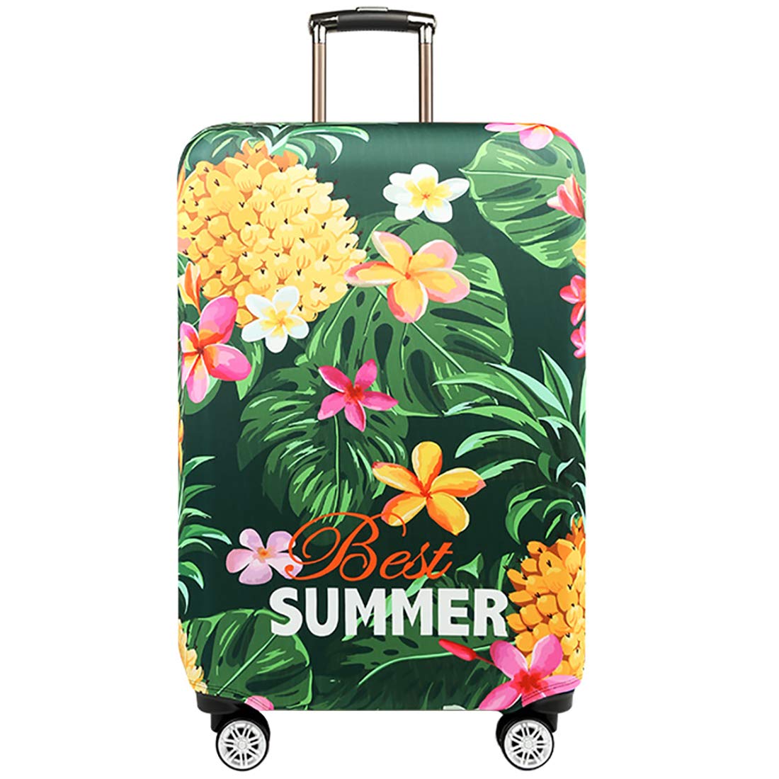 TRAVEL KIN Thickened Washable Spandex Luggage Cover - 18/24/28/32 Inch Suitcase Protector for Travel (Fits 18