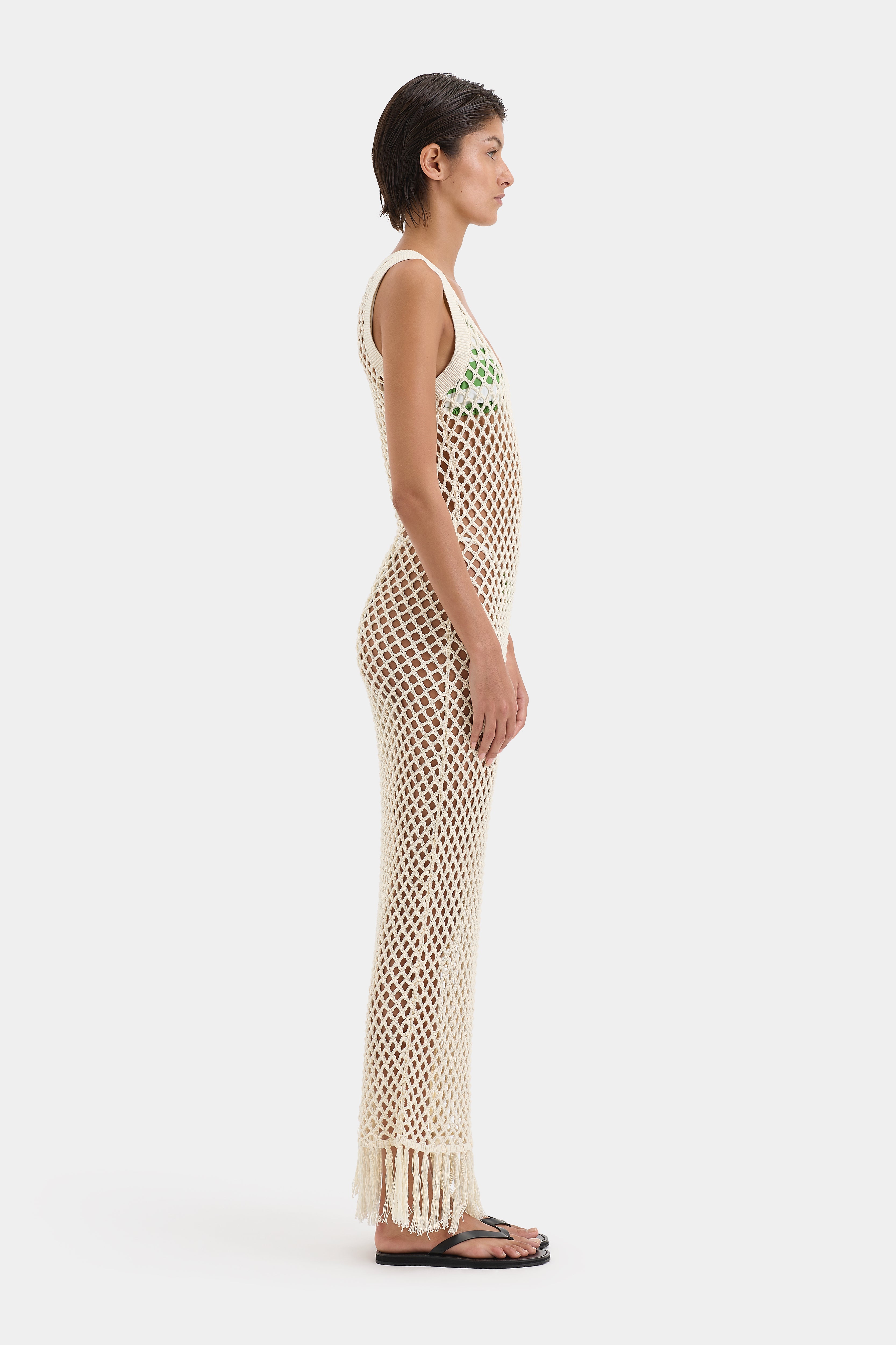Illaria Crochet Dress for Women - Elegant Lace Summer Boho Maxi Dress - Perfect for Beach Vacations, Weddings & Boho Fashion
