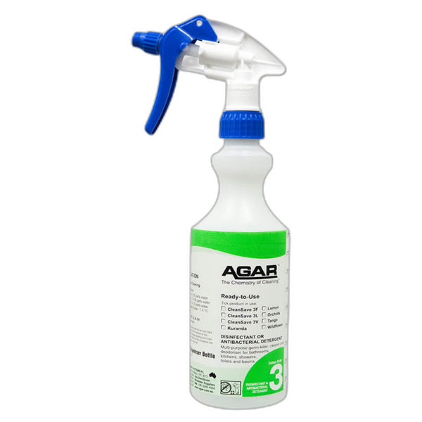 Agar CleanSave 3L Lemon Disinfectant Spray - Commercial Grade Disinfectant for Hospitals, Schools & Offices - Kills 99.9% Germs & Viruses - EPA Approved