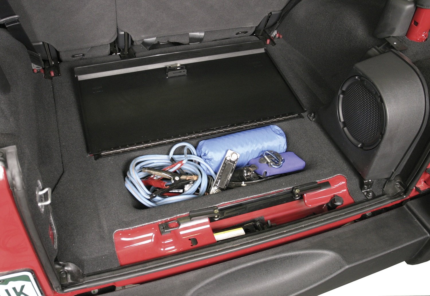 Tuffy Jeep JK Locking Cubby Cover - Secure Storage Solution for Jeep Wrangler JK - Perfect for Off-Roading, Camping & Vehicle Security