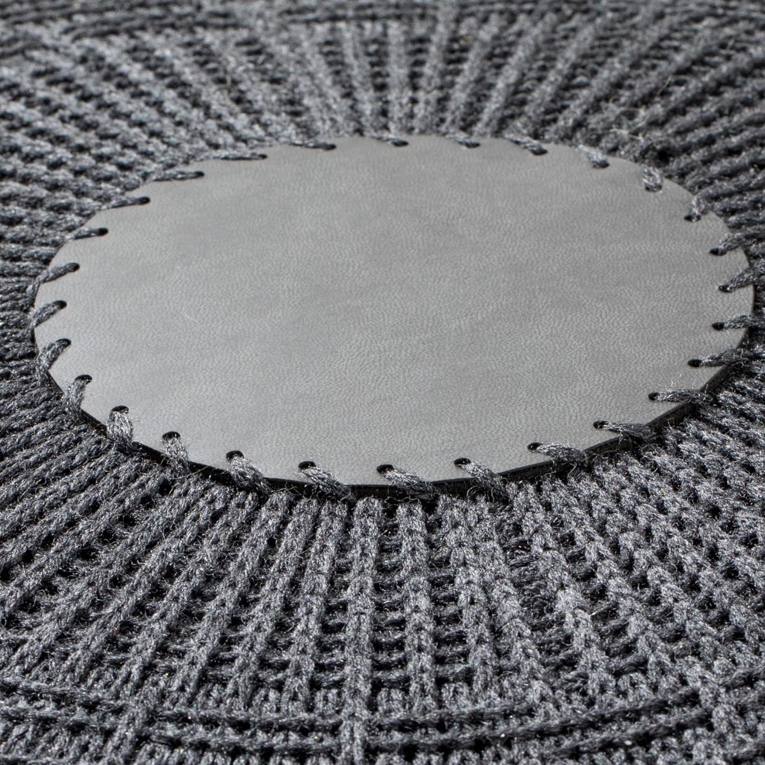 Large Knitted Ottoman Foot Stool - 20