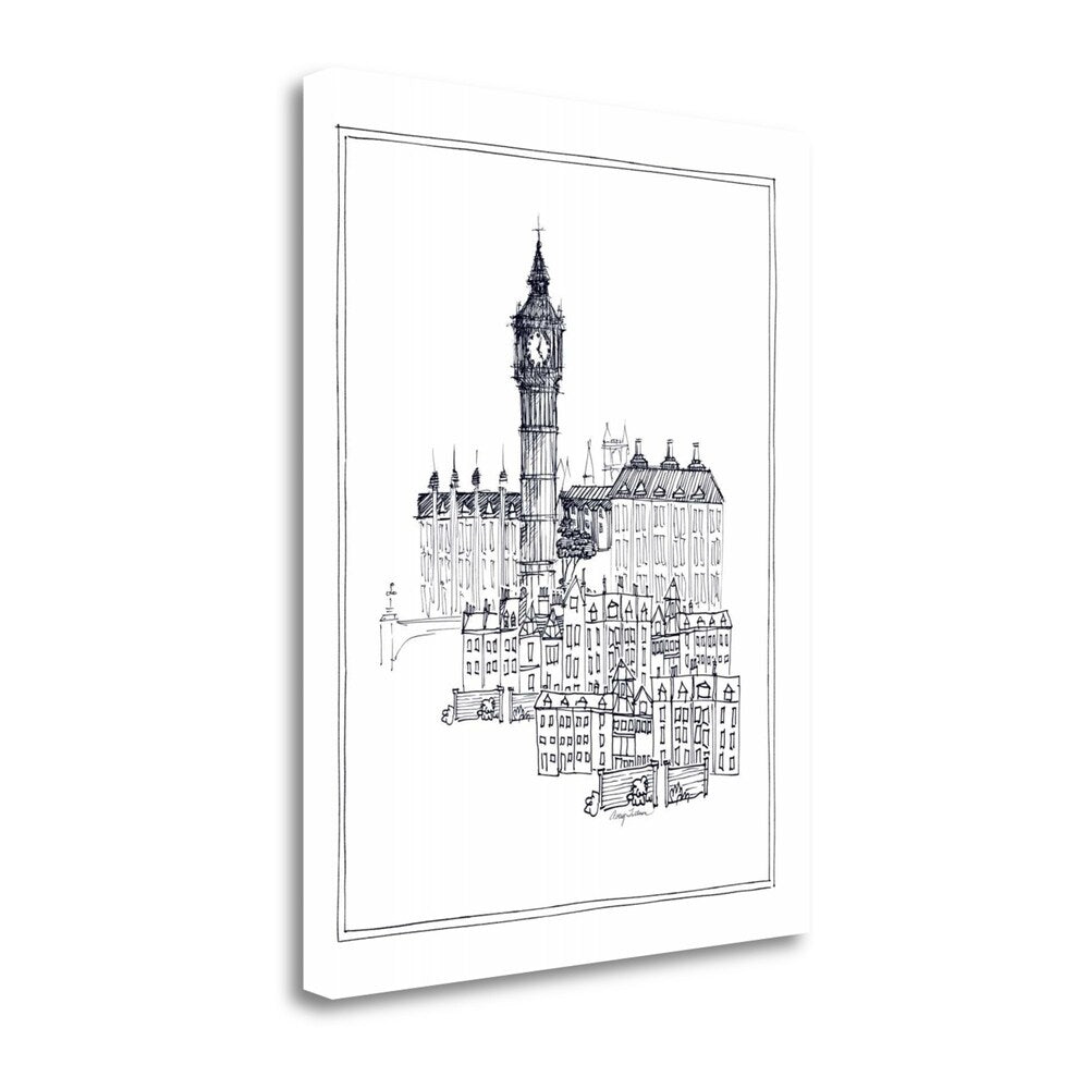 Big Ben by Avery Tillmon - Premium Giclee Art Print on Gallery Wrapped Canvas - Framed & Ready to Hang - Perfect for Living Room, Office or Home Decor
