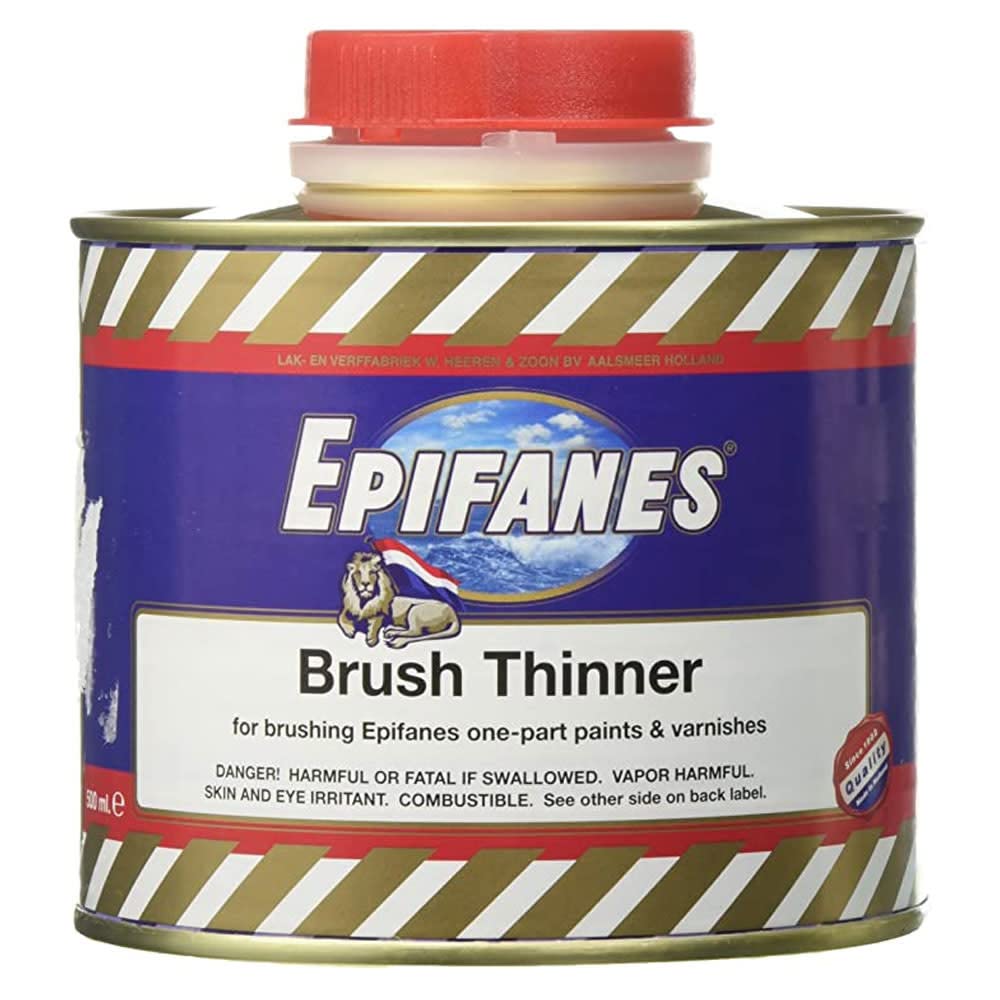 Epifanes Polyurethane Clear Satin Varnish - 750g (26.5 oz) Marine Wood Finish for Boats, Furniture & Outdoor Projects - High Gloss Protection for Yachts, Decks & Teak Surfaces