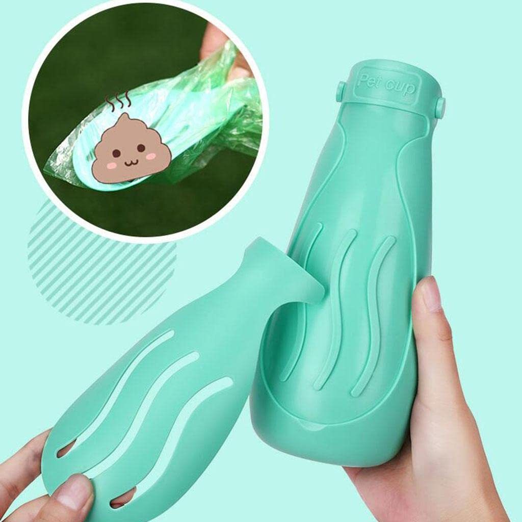 SECRET DESIRE Dog Water Bottle with Tray - Portable Pet Water Dispenser for Dogs & Cats - Pink Outdoor Travel Cup for Hiking, Walking, and Camping - Leakproof Design for Active Pets
