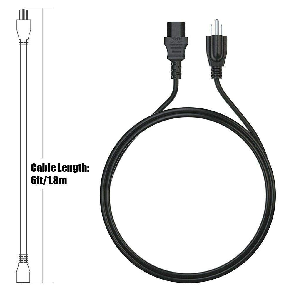 6ft UL Certified AC Power Cord Replacement for Hamilton Beach Coffee Maker Models 40614 & 40616 - Perfect for Home, Office, and Commercial Use