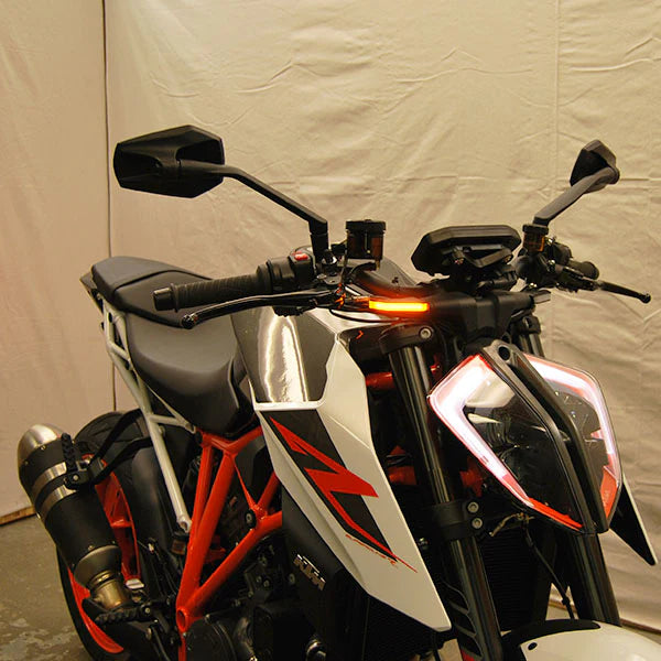 KTM SuperDuke 1290 LED Front Turn Signals - Compatible with 2014-2019 Models - High Visibility Motorcycle Indicators for Day & Night Riding