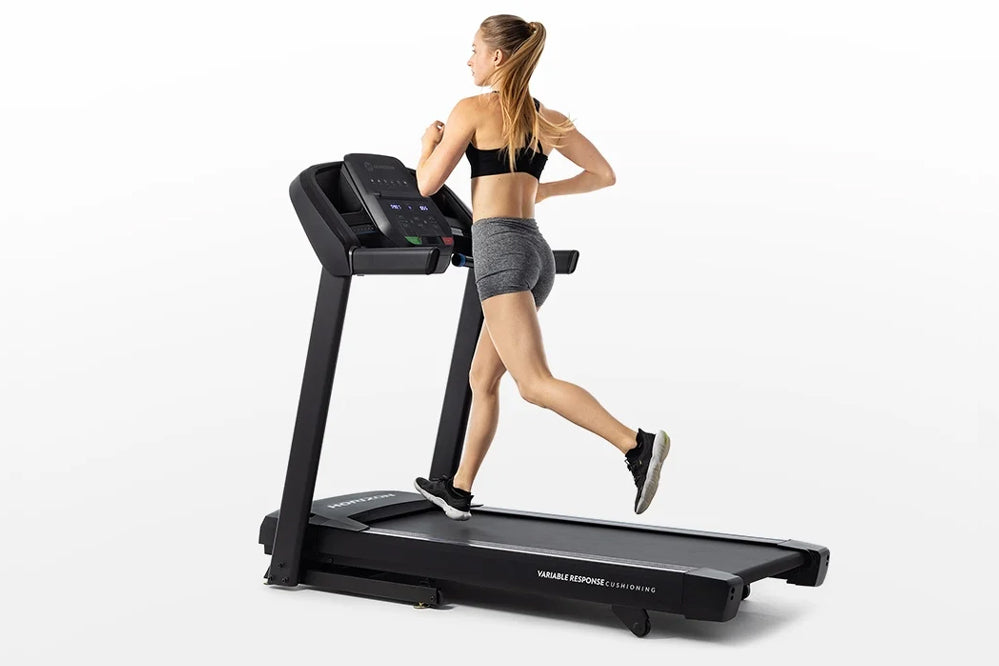 Horizon T101 Folding Treadmill - Compact Home Gym Equipment for Walking & Running | Perfect for Small Spaces & Home Workouts