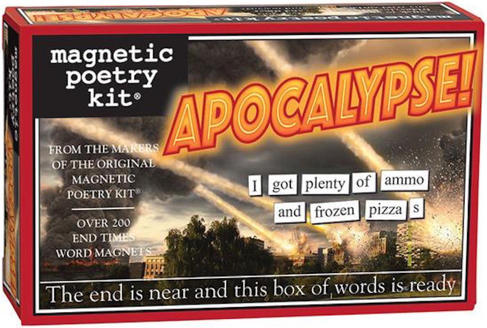 Apocalypse Magnetic Poetry Kit - Refrigerator Word Magnets for Creative Writing & Poems - Made in USA - Perfect for Fridge Poetry, Love Letters & Fun Family Activities