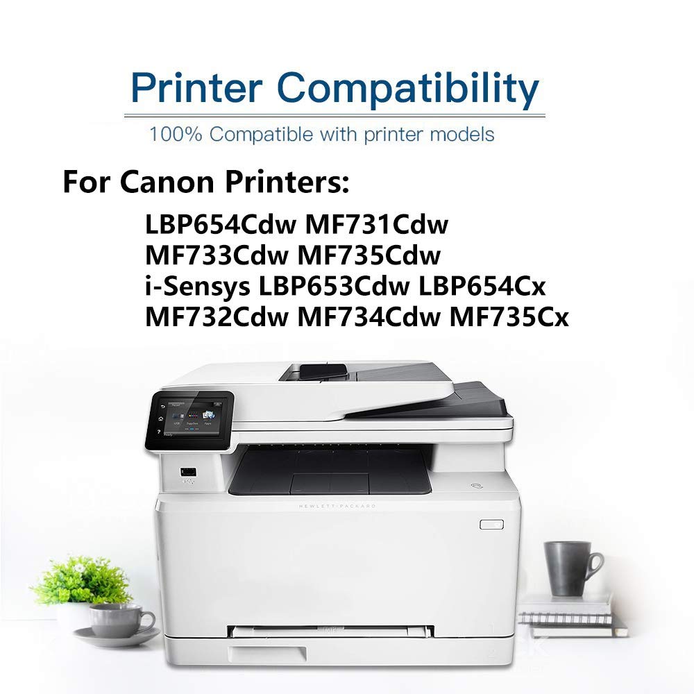 High-Capacity Compatible Toner Cartridge for Canon CRG-046 (CRG-046K) - 1-Pack Black Replacement for LBP654Cdw, MF731Cdw, MF733Cdw, MF735Cdw & i-Sensys LBP653Cdw Laser Printers - Perfect for Office & Home Printing Needs