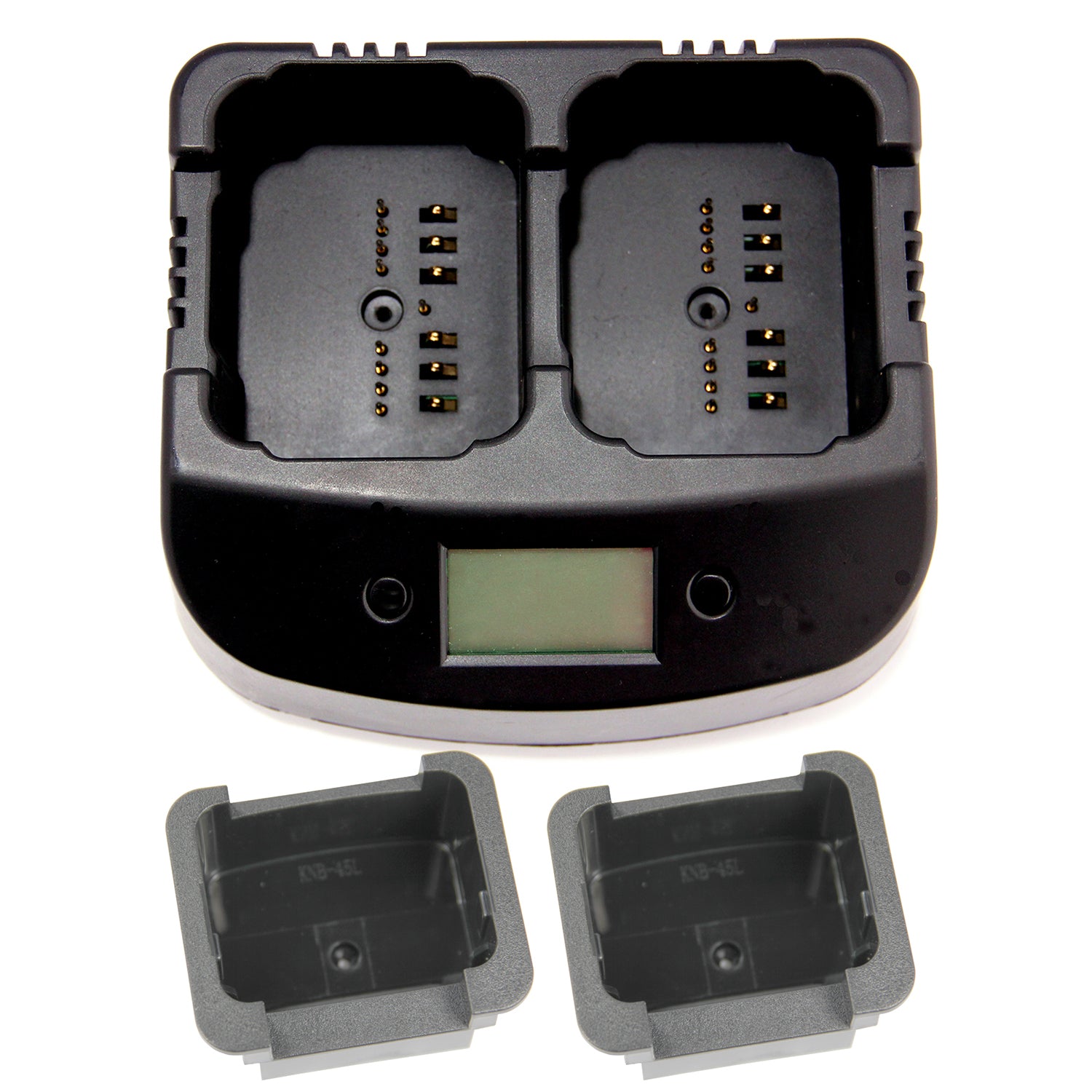 KENWOOD Two Way Radio Battery Dual Charger - Fast Charging for KENWOOD TK-2180 TK-3180 Radios - Perfect for Security, Construction & Emergency Communication