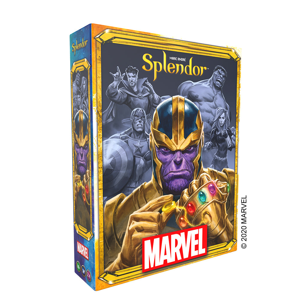 Splendor: Marvel - Strategy Board Game for Family Game Night | Collect Gems & Build Wealth | Perfect for Parties & Game Lovers