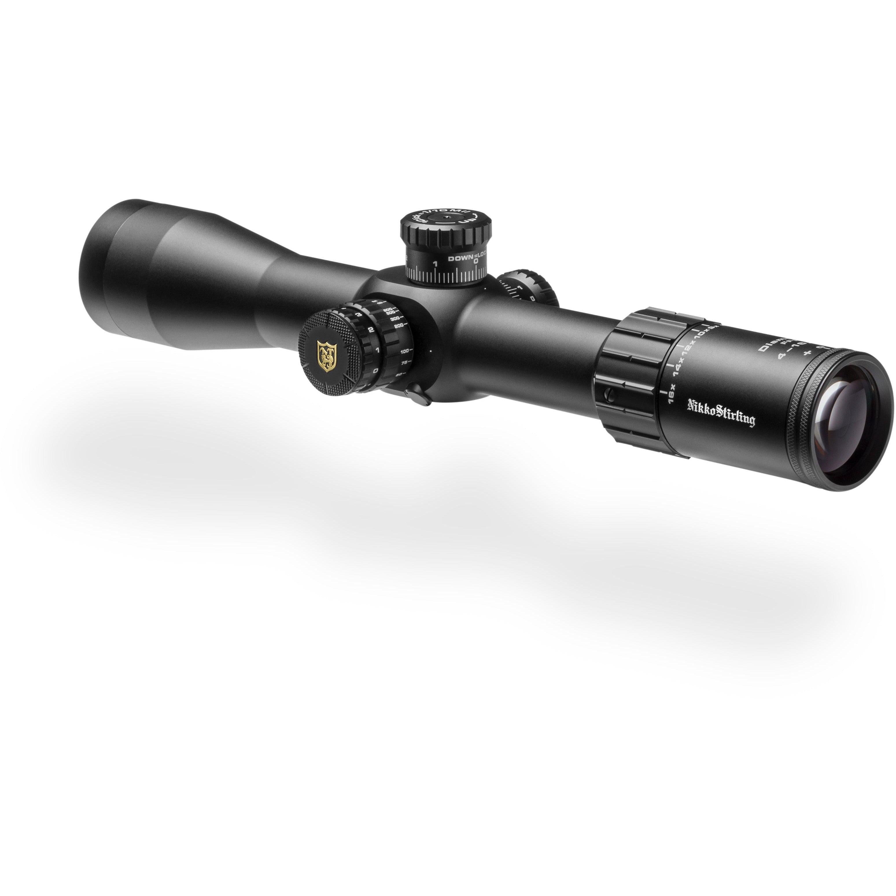 Nikko Stirling Diamond FFP 34mm 4-16x44 Rifle Scope - High Precision Hunting & Shooting Optics for Long Range Target Practice & Outdoor Adventures