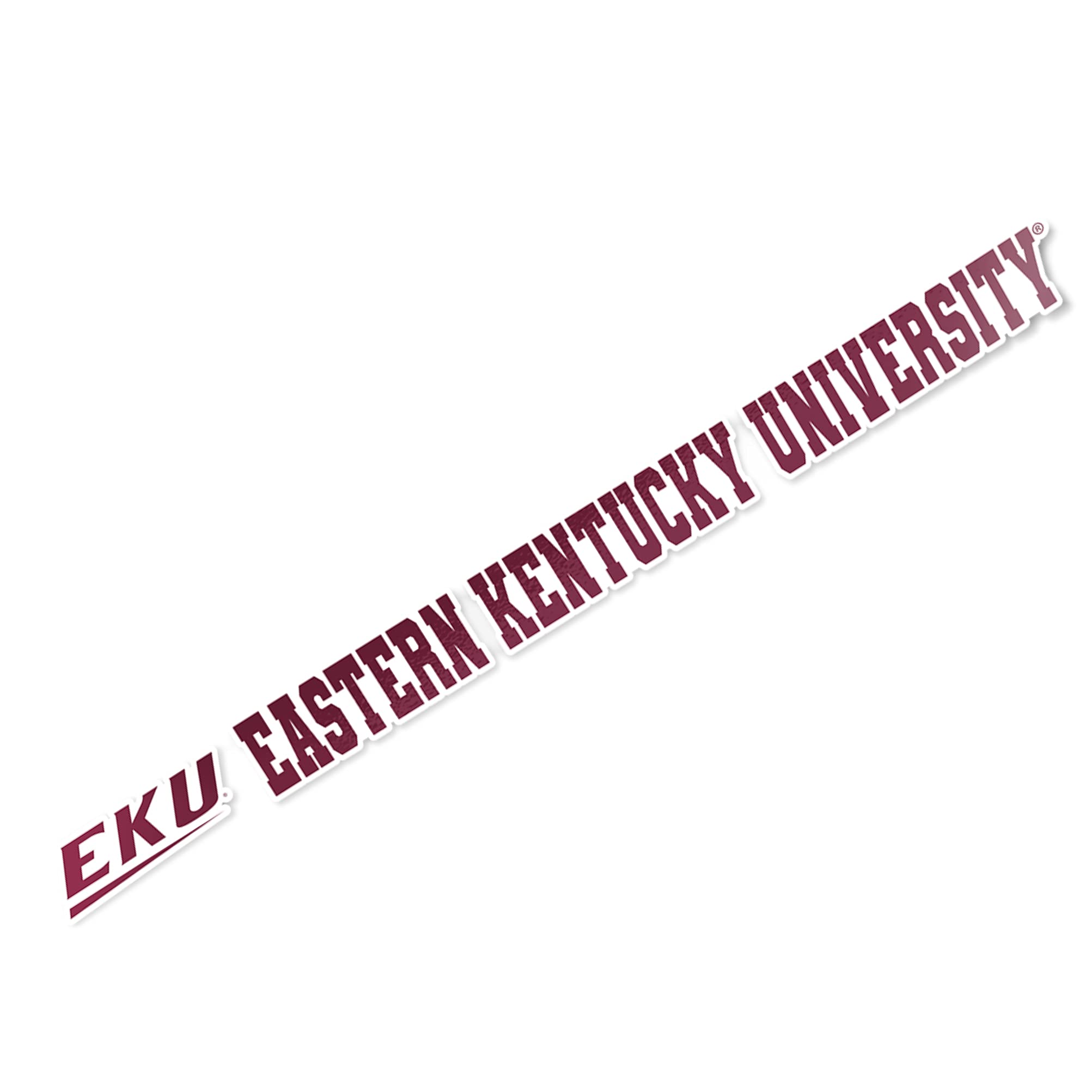EKU Colonels Desert Cactus Vinyl Decal Sticker - 15 Inch Waterproof Laptop, Water Bottle & Car Decal - Perfect for College Dorm Decor, School Spirit & Fan Accessories