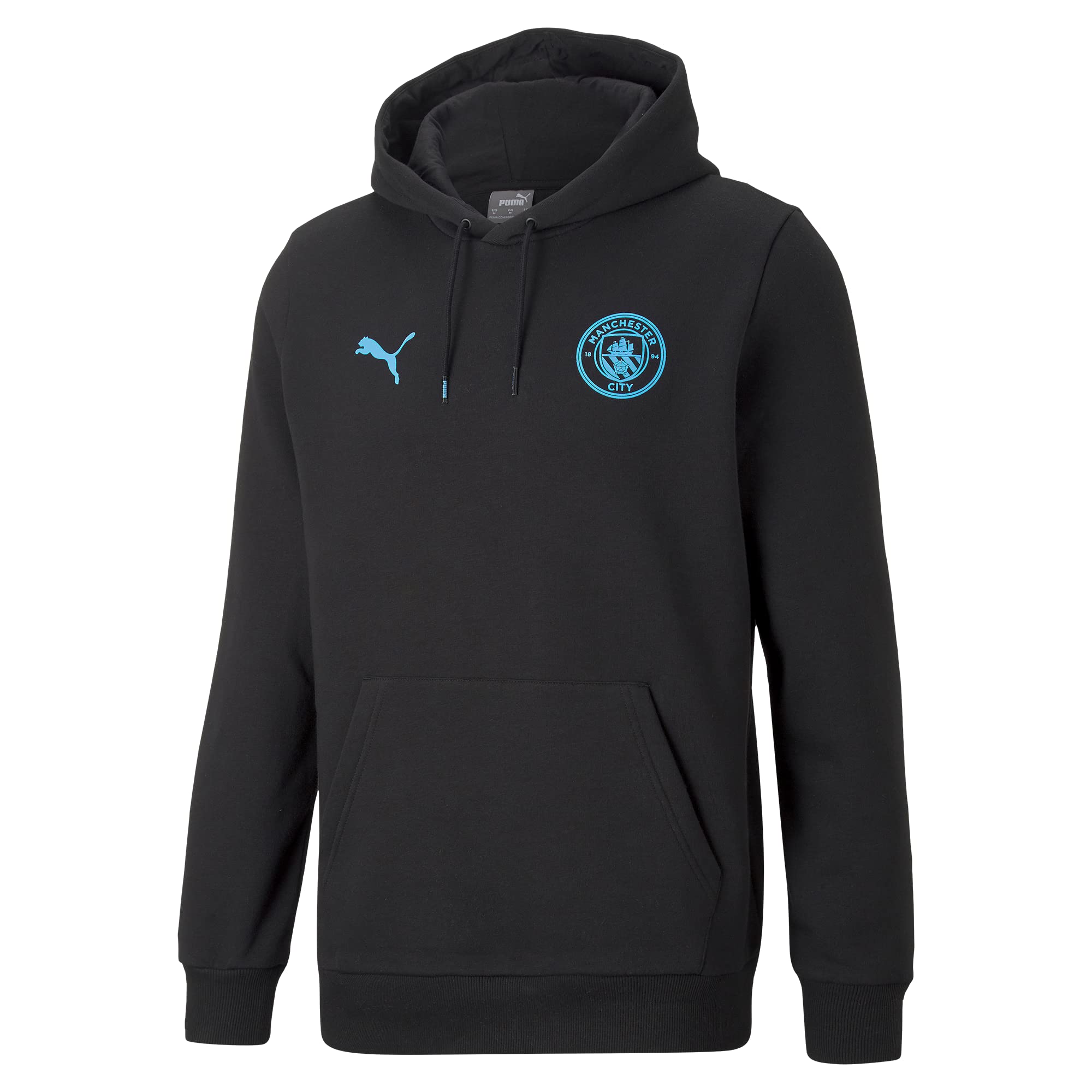 Manchester City FC Men's Hooded Sweatshirt - Official Football Team Hoodie for Fans - Perfect for Game Day, Casual Wear & Sports Outfits