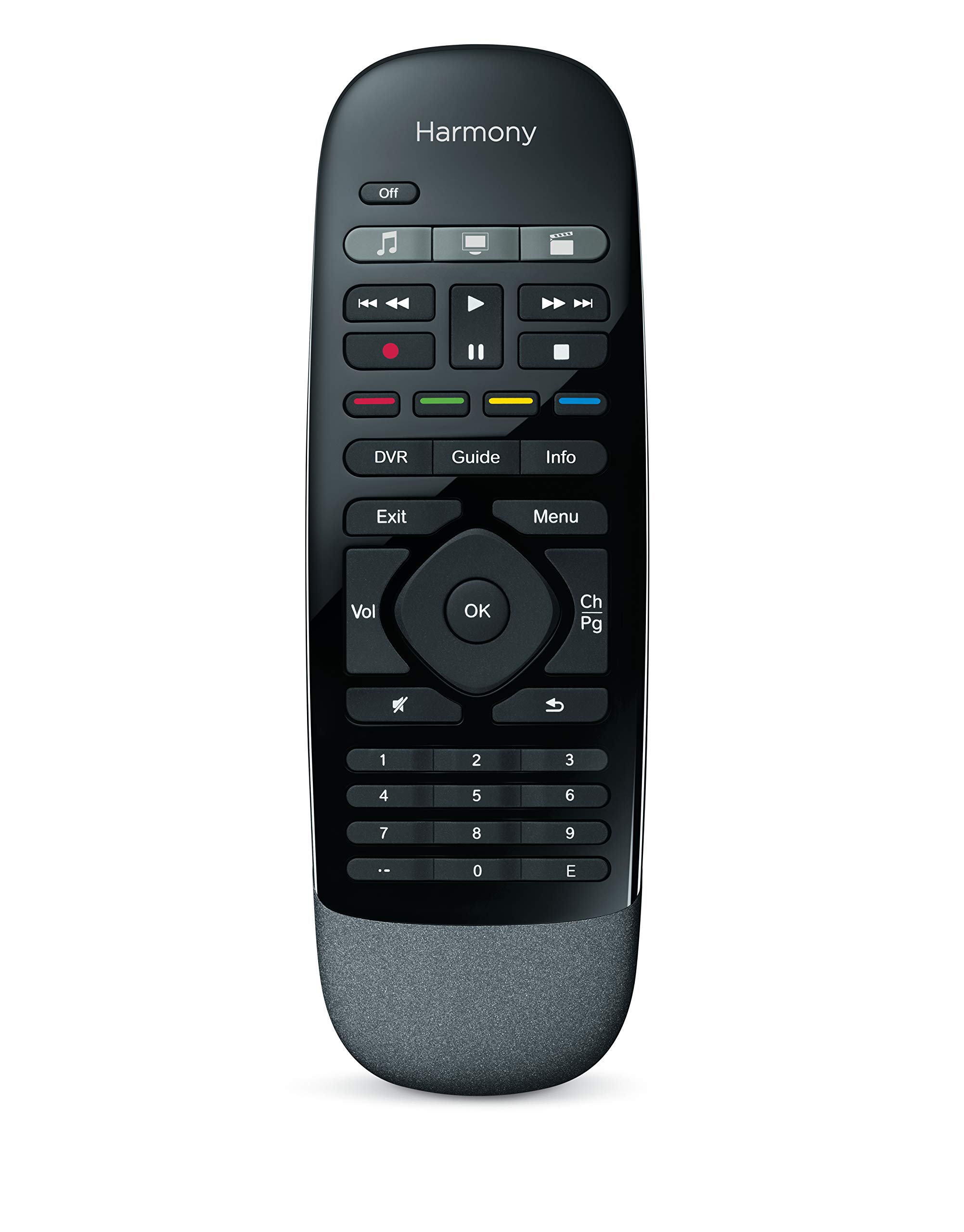 Logitech Harmony Smart Control Universal Remote with Smartphone App - All-in-One Black Remote for TV, Cable, Gaming & Smart Home Devices | Easy Setup & Voice Control for Home Entertainment