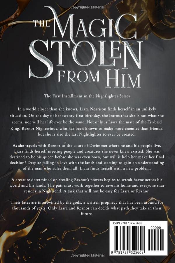 The Magic Stolen From Him (The Nightlighter Trilogy) - Fantasy Adventure Novel for Teens & Adults - Perfect for Book Clubs and Late-Night Reading