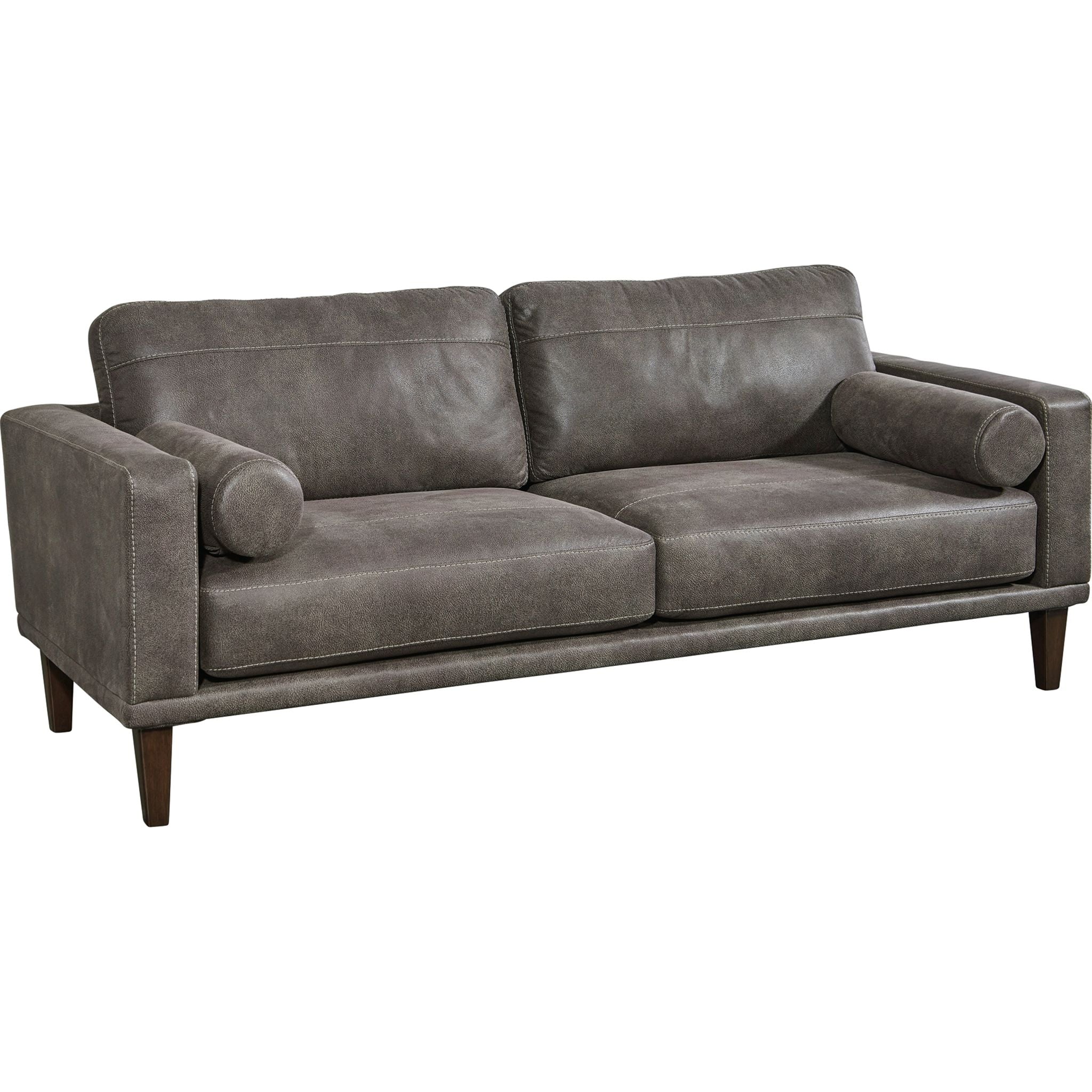 Arroyo Sofa in Smoke Gray - Modern Comfortable Sectional Couch for Living Room, Lounge & Family Room