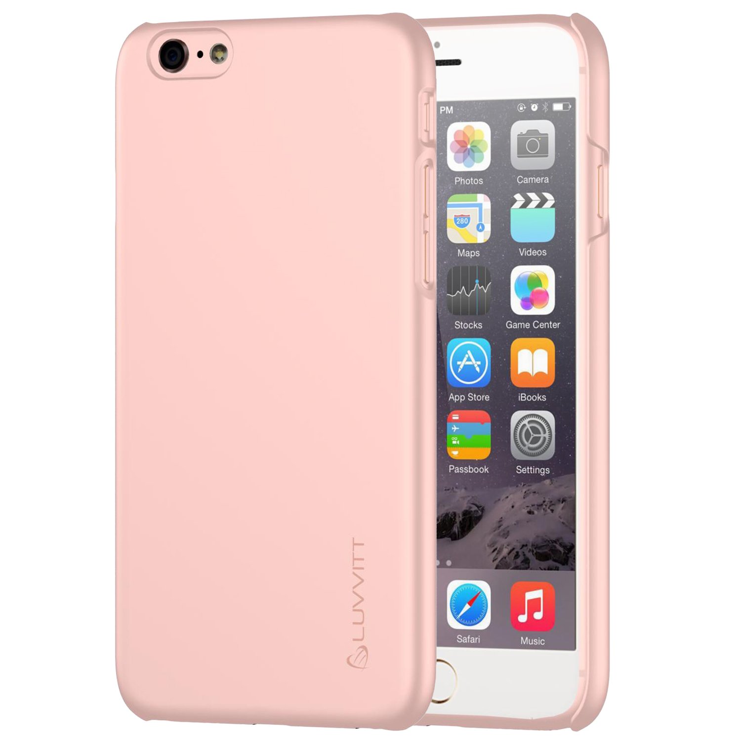 LUVVITT SVELTE Slim Fit iPhone 6/6s Case - Premium Matte Finish Hard Cover [Rose Gold] | Protective & Stylish Phone Cover for Women & Men | Perfect for Daily Use, Work & Travel