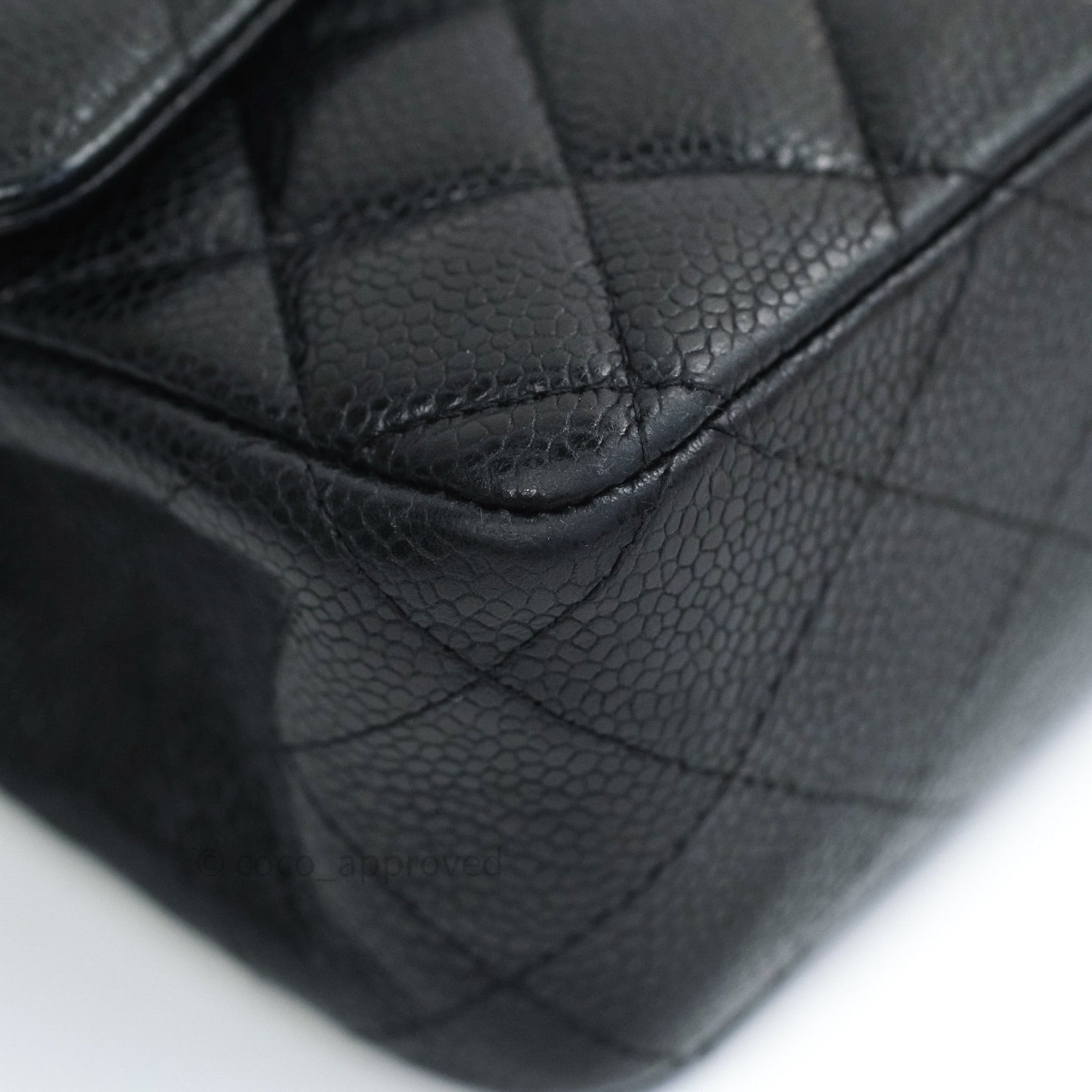 Chanel Classic Medium Double Flap Bag Black Caviar Leather with Silver Hardware - Luxury Shoulder Bag for Women, Perfect for Work, Evening Events & Special Occasions