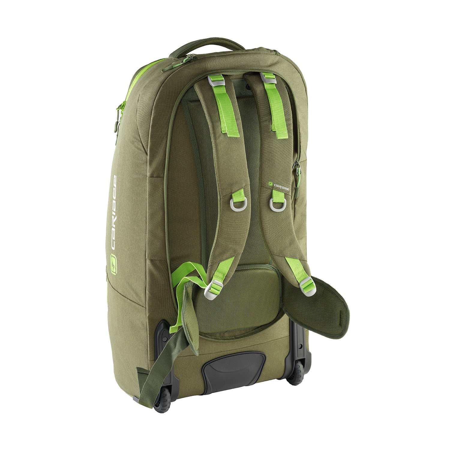 Caribee Adventure 70L Duffle Bag with Backpack Straps - Olive Green - Perfect for Travel, Camping & Outdoor Adventures