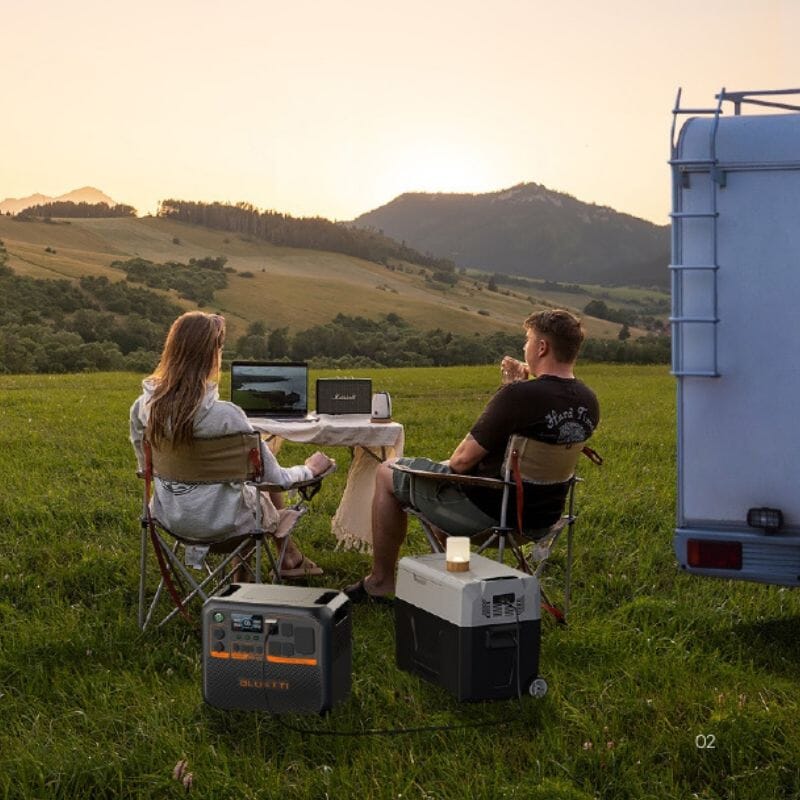 Bluetti AC200PL 2400W 2304Wh Solar Portable Power Station with Customizable Bundle - Perfect for Camping, RV Trips, Home Backup & Emergency Power Supply