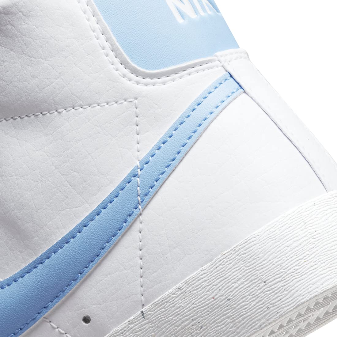 Nike Blazer Mid 77 Next Nature Women's Sneakers in University Blue - Size 7 | Eco-Friendly Basketball Shoes for Women | Perfect for Casual Wear, Street Style & Gym Workouts