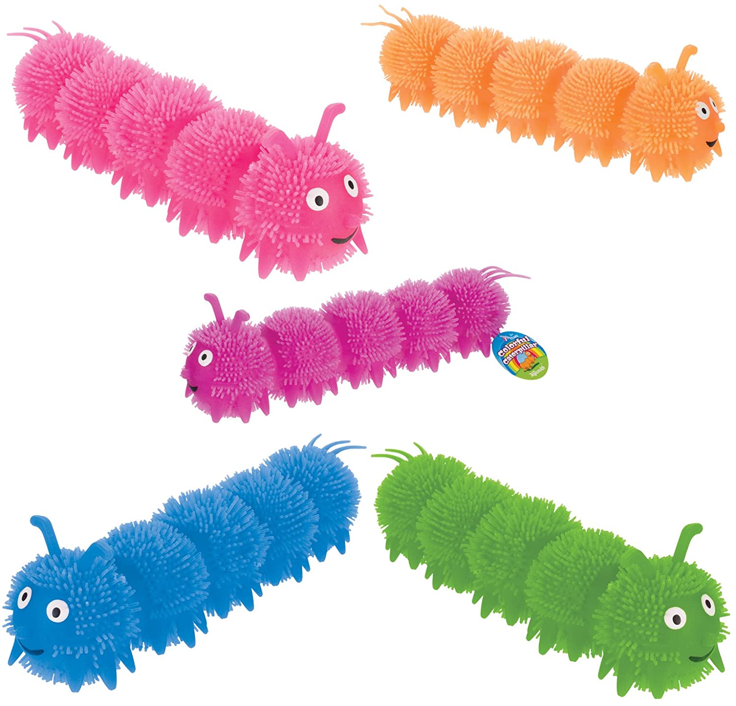 Colorful Caterpillar Plush Toy - Soft Stuffed Animal for Kids & Toddlers | Perfect for Cuddling, Nursery Decor, and Educational Play