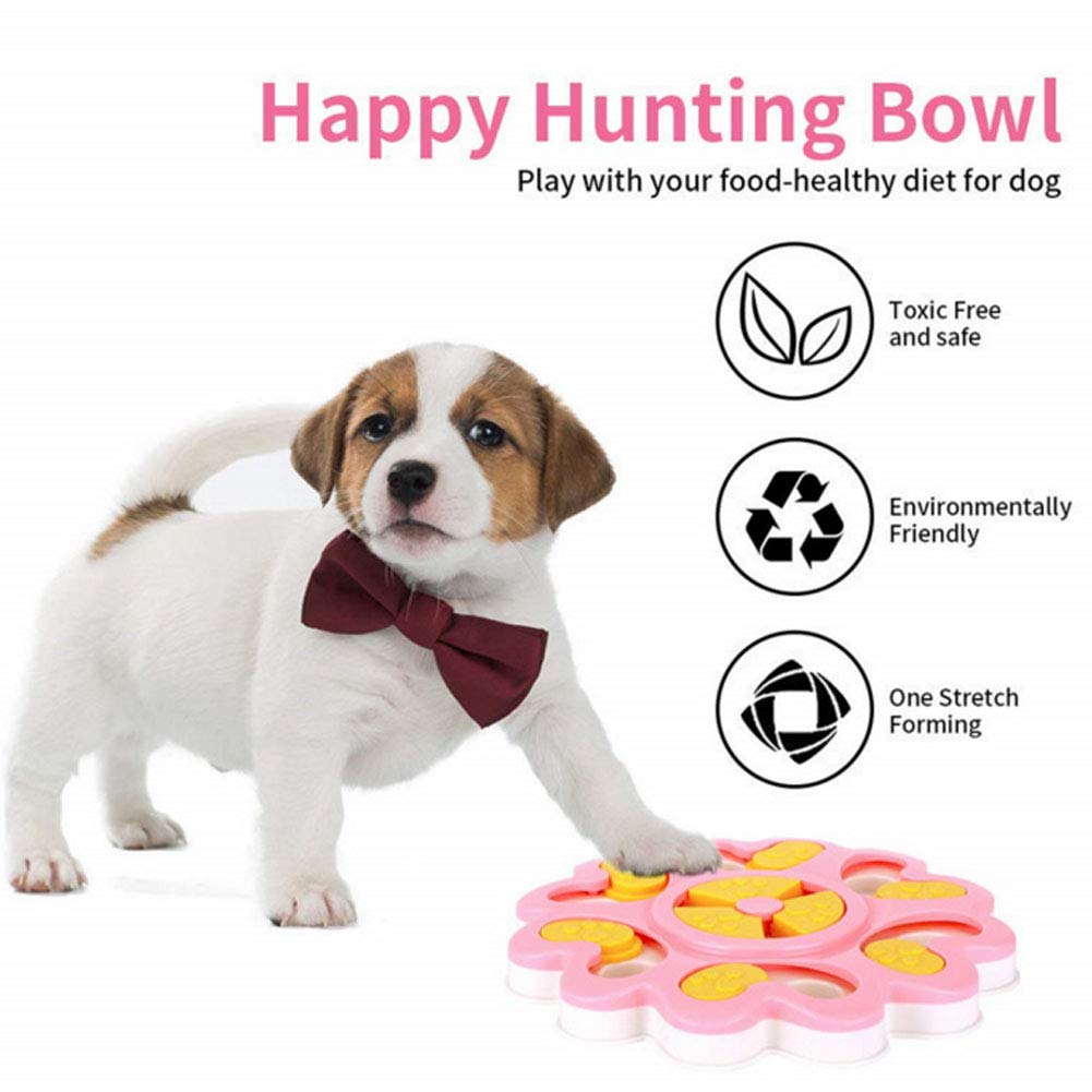 Interactive Dog Puzzle Toy for Treat Dispensing - Pet Intelligence Training Feeder for Mental Stimulation - Improve Your Dog's IQ with This Gray Treat Dispenser - Perfect for Boredom Relief & Training Sessions at Home