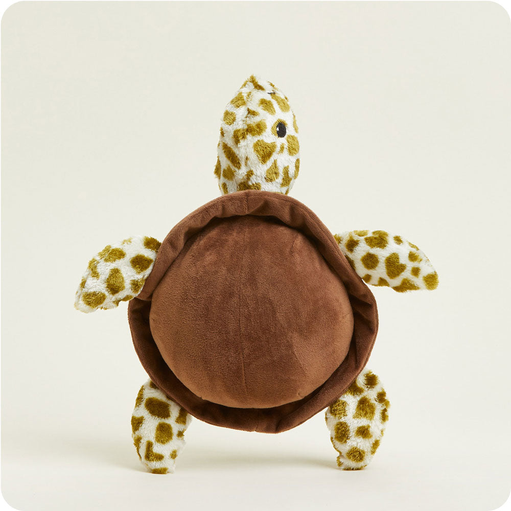 Weighted Heated Turtle Stuffed Animal - Warmies Plush Toy for Stress Relief & Comfort | Perfect for Kids, Adults, Anxiety & Sleep Aid, Gift Idea