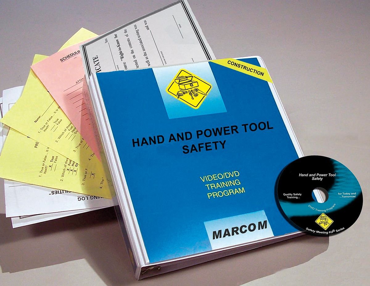 Marcom Group V0000769ET Construction Hand & Power Tool Training DVD - Learn Essential Skills for DIY Projects & Professional Construction Work