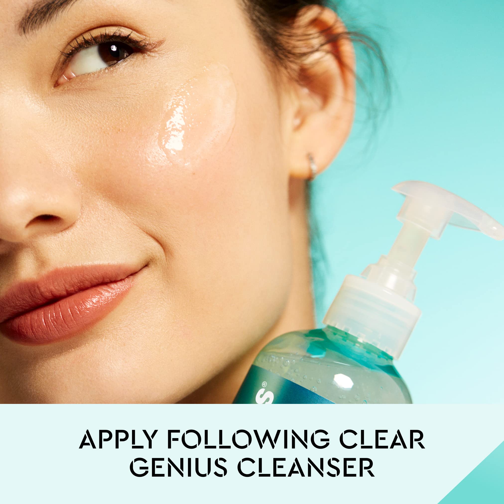 Bliss Clear Genius Clarifying Toner & Bright Idea Vitamin C Serum - Vegan, Cruelty-Free Skincare for Acne-Prone Skin - Tri-Peptide Collagen Booster for Glowing Complexion | Perfect for Daily Skincare Routine & Nighttime Treatment