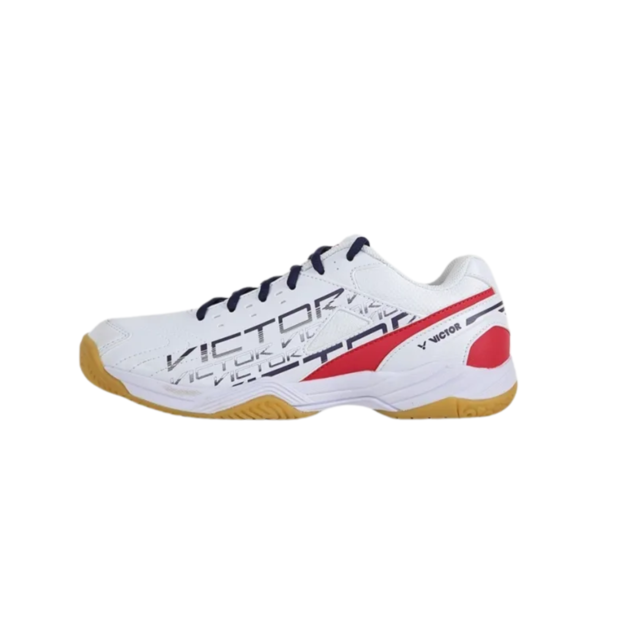 Victor A170 AD Court Shoes for Badminton & Volleyball - Bright White/High Risk Red - Lightweight & Durable Indoor Sports Shoes for Men & Women