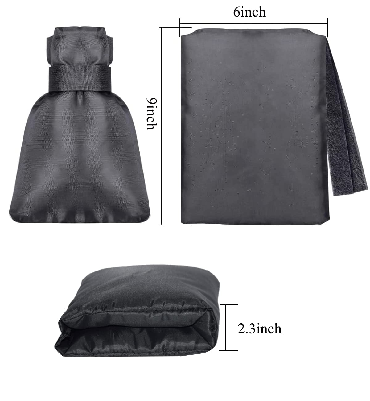 **4 Pack Outdoor Faucet Covers for Winter - 6