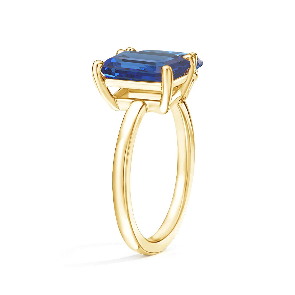Toi et Moi Personalized Sapphire Birthstone Ring | Custom Anniversary Jewelry Gift for Her | Perfect for Weddings, Engagements & Romantic Occasions