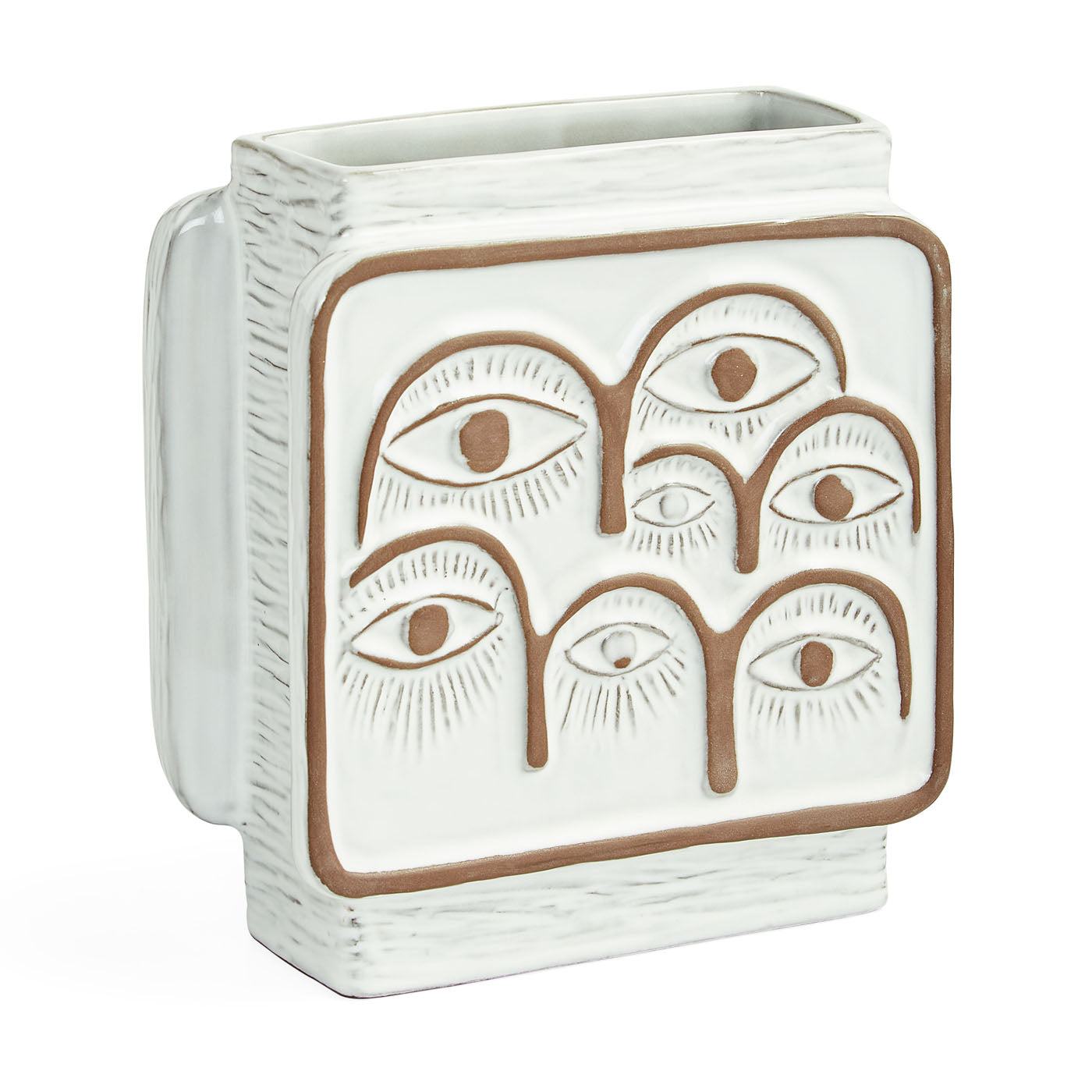 Handcrafted Glass Menagerie Eyes Vase - Elegant Home Decor for Living Room, Wedding Centerpiece & Gift Idea