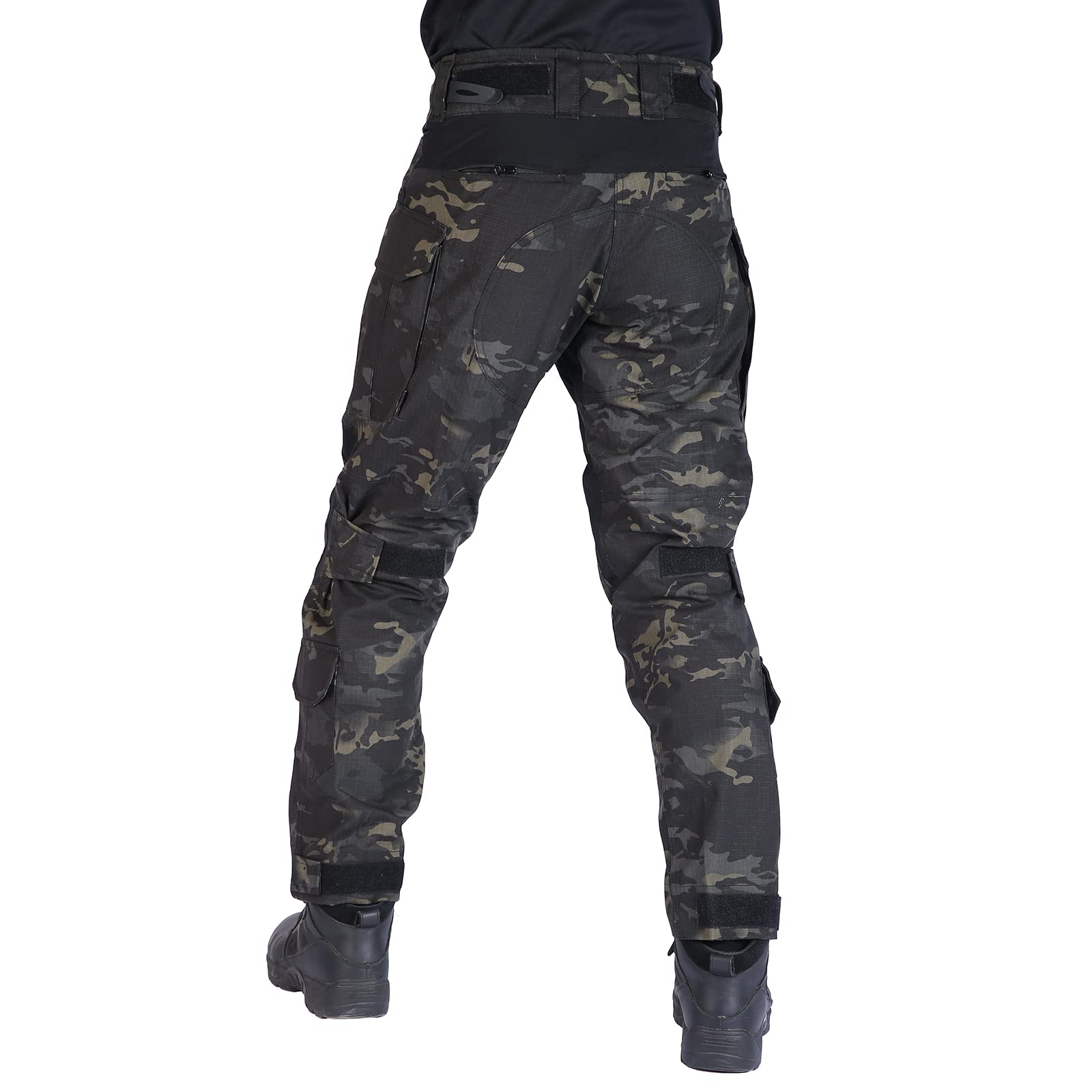 G3 Combat Pants with Knee Pads - Tactical Military Trousers for Men - Rip-Stop Airsoft Hunting Camo Pants - Perfect for Outdoor Adventures, Airsoft Games & Tactical Training