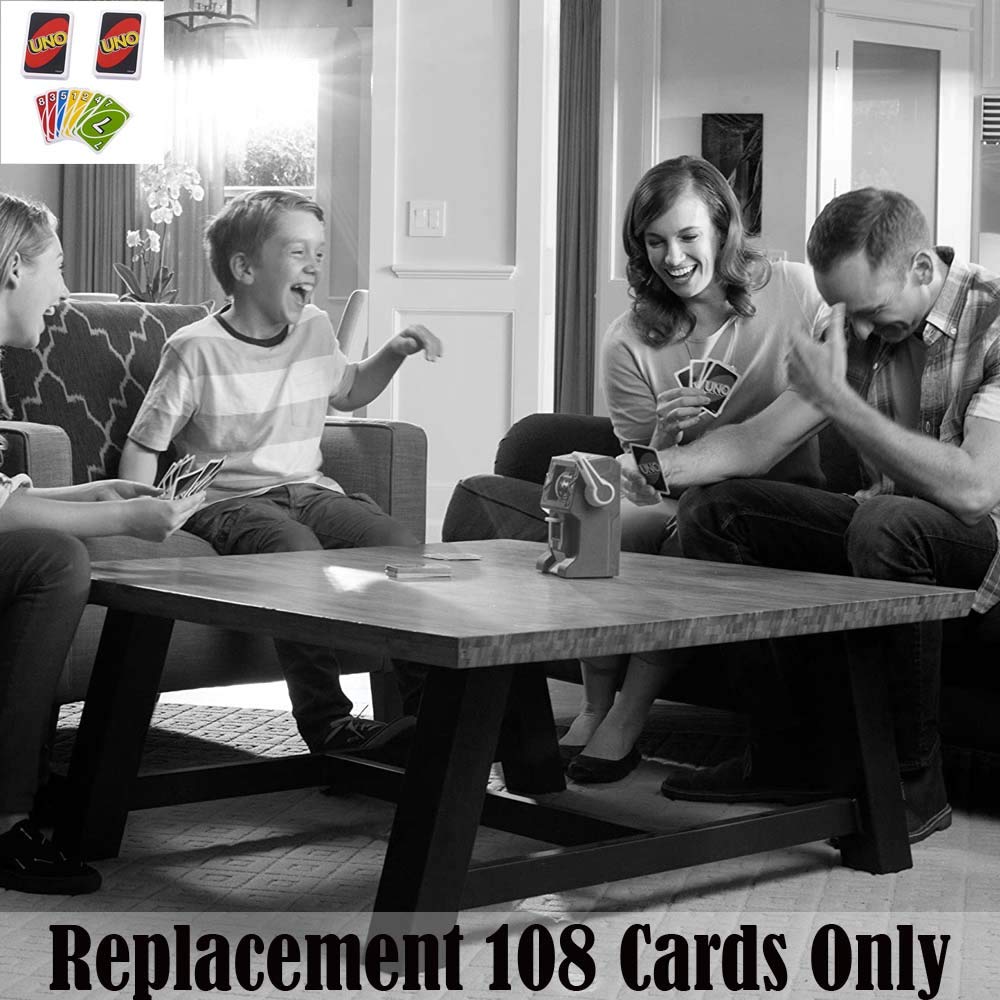 Mattel UNO Wild Jackpot Replacement Cards - Official Replacement Deck for UNO Card Game - Perfect for Game Nights, Travel & Family Fun