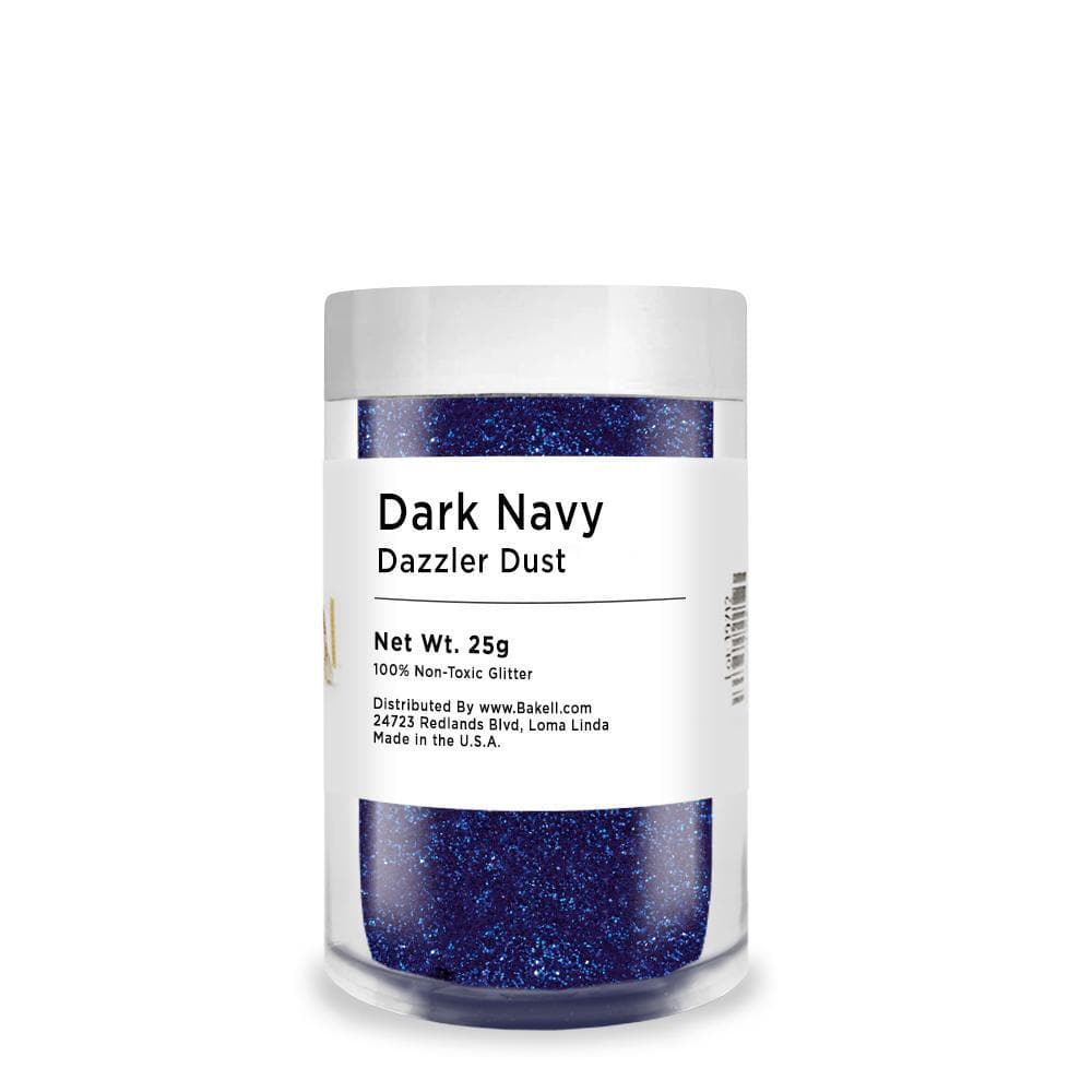 Deep Navy Craft & Decorating Glitter | Dazzler Dust® | Premium Fine Glitter for DIY Crafts, Scrapbooking, Nail Art & Home Decor