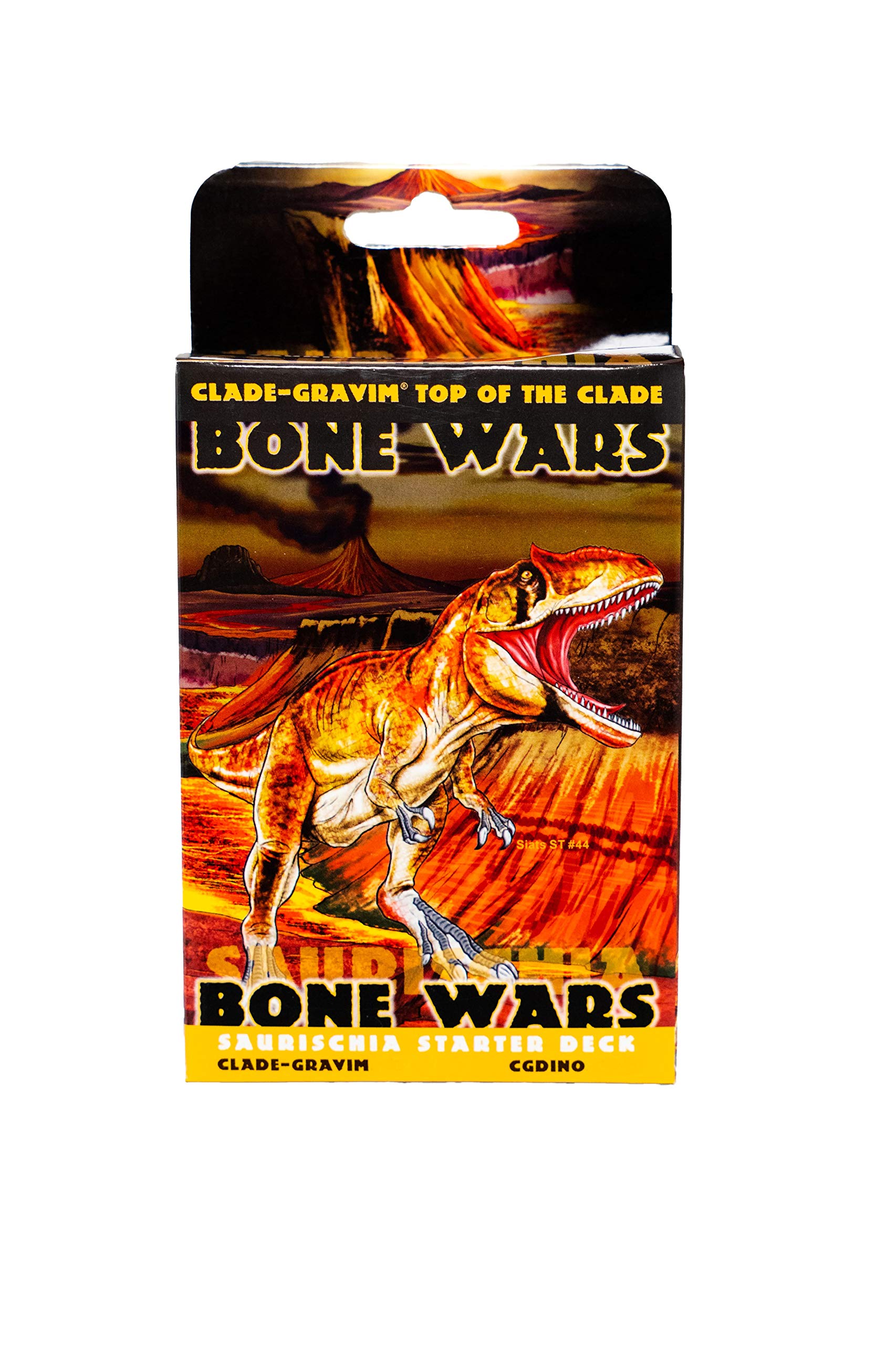 Dinosaur Collectors Trading Card Game - Bone Wars Saurischia 53 Card Starter Deck | Top of The Clade | Strategy Game for Kids & Adults | Perfect for Game Nights & Collectors