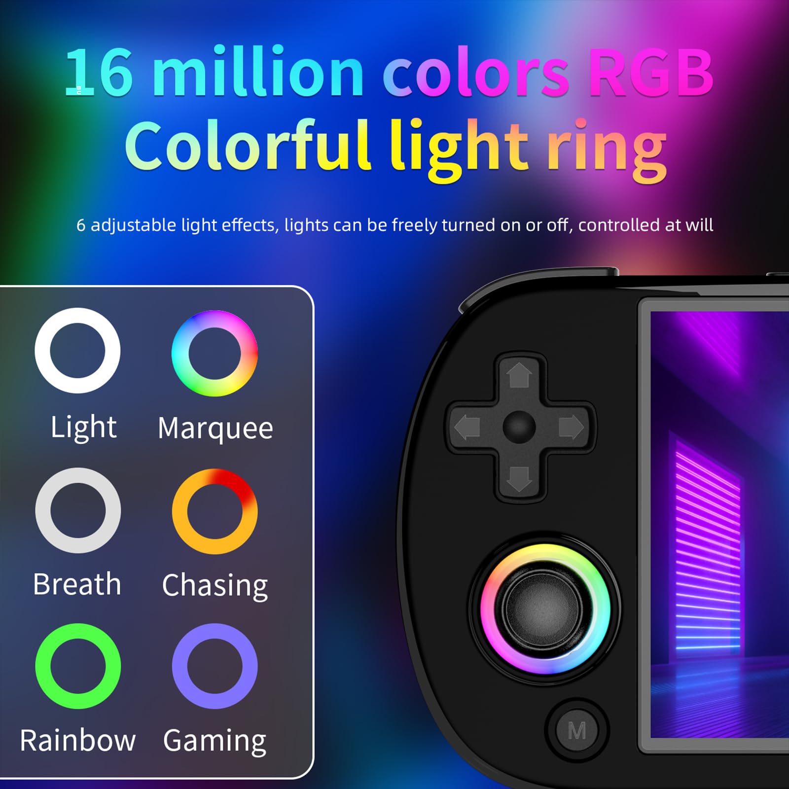 RG40XX H Retro Handheld Game Console with HDMI TV Output, 4.0 Inch IPS Screen, Built-in 5000+ Games, 64GB TF Card (Iron Black) - Perfect for Retro Gaming, Travel Entertainment & Gift Giving