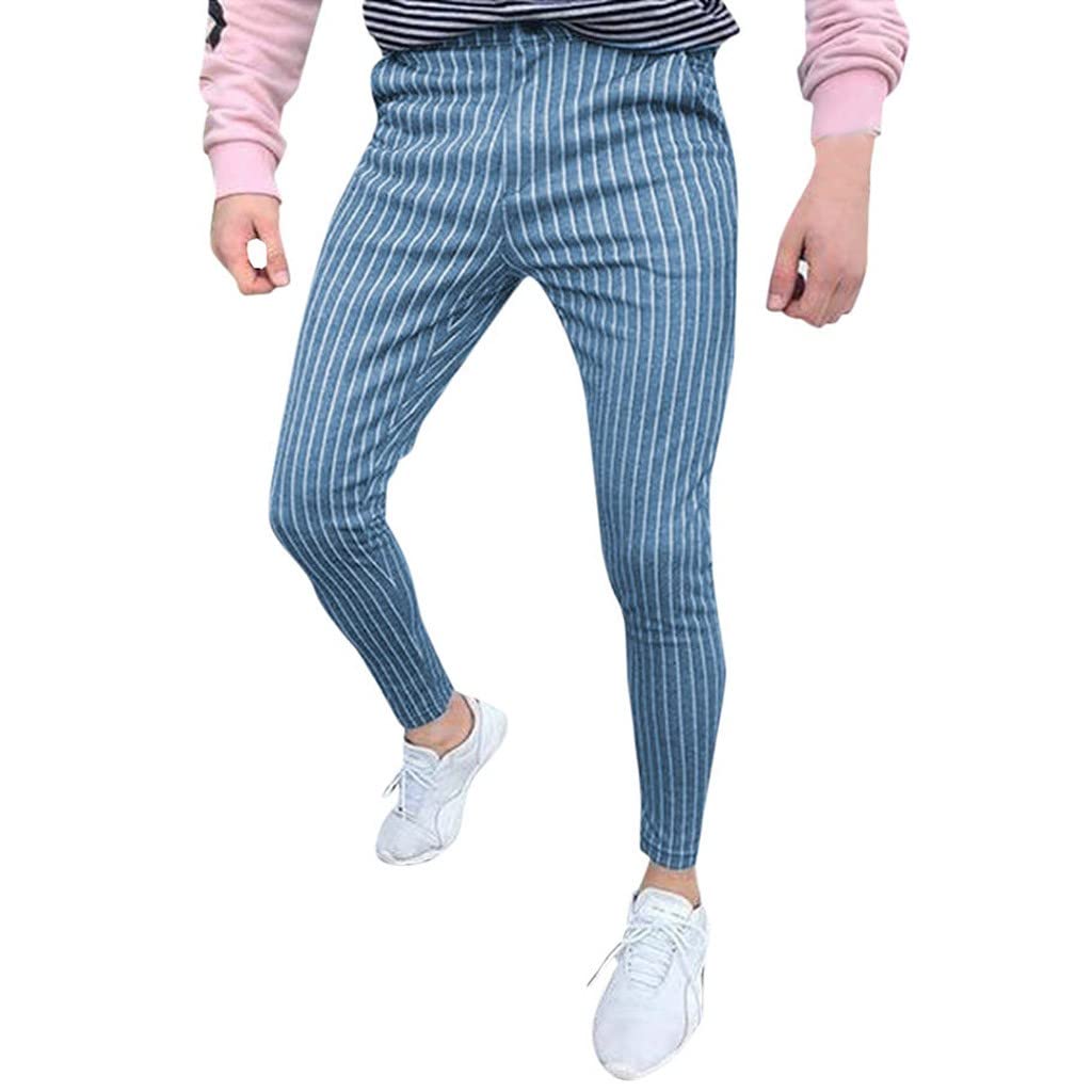 Gillberry Men's Relaxed Fit Cotton Stretch Dress Pants - Expandable Waist Formal Slacks for Business & Office Wear | Comfortable Work Pants for Professional & Casual Occasions