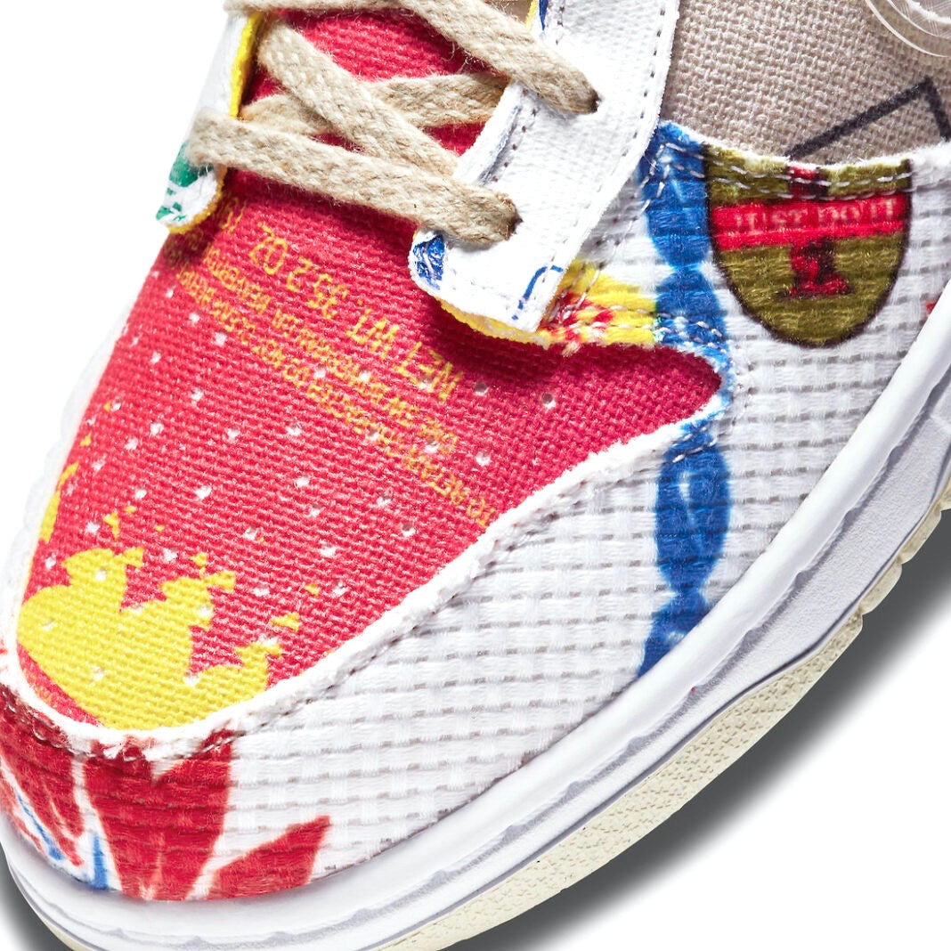 Nike Dunk Low City Market Multi-Color Sneakers - Men's & Women's Casual Shoes for Streetwear, Skateboarding & Everyday Fashion